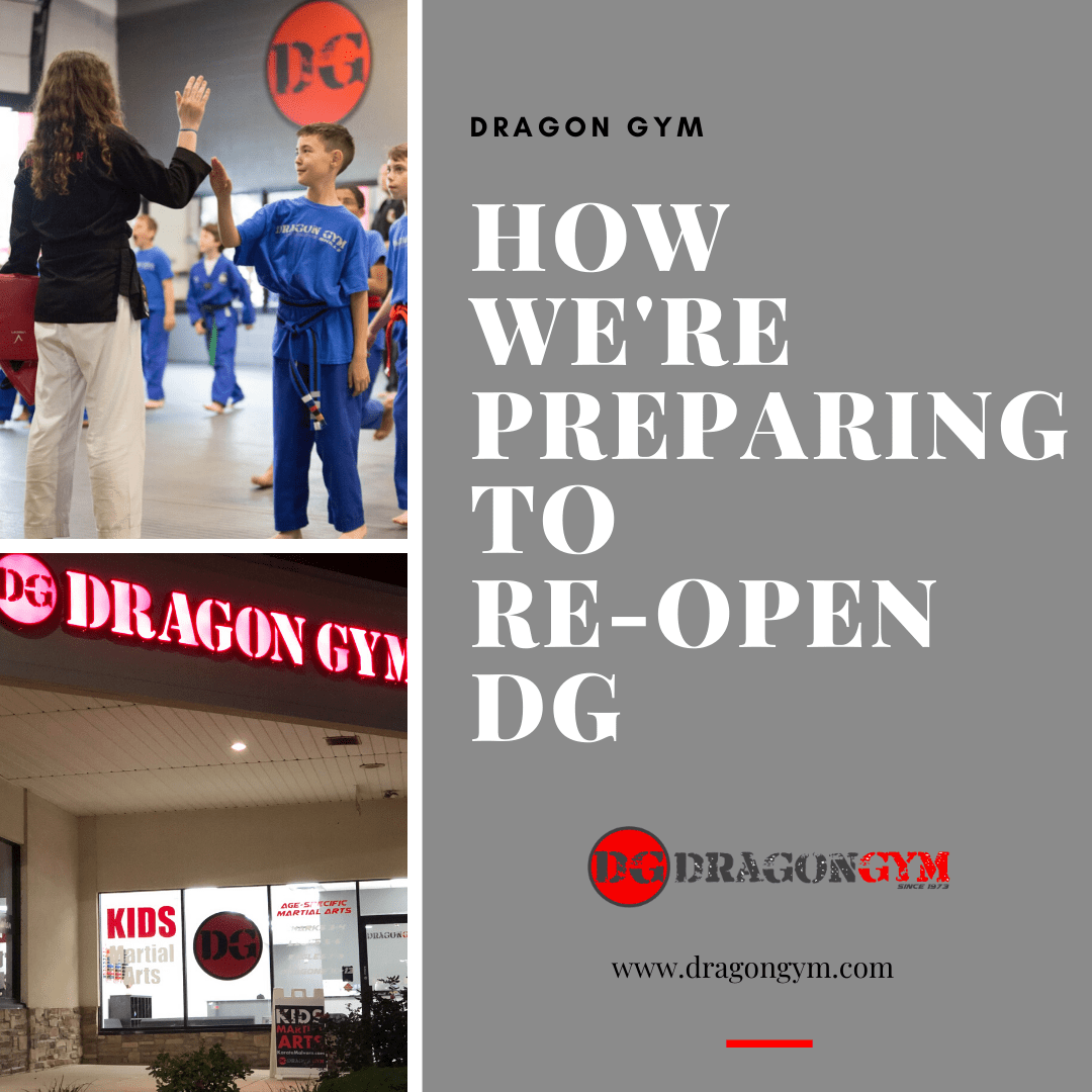 Reopening Martial Arts in Exton, Malvern and Berwyn, PA Dragon Gym